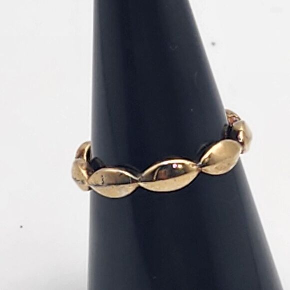 Ross-Simons Gold Plated Sterling Silver Stacker Ring (7.75) - Picture 2 of 6